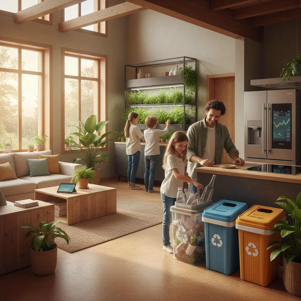 Sustainable Living 2026: 7 Eco-Friendly Practices Saving US Families $500 Annually