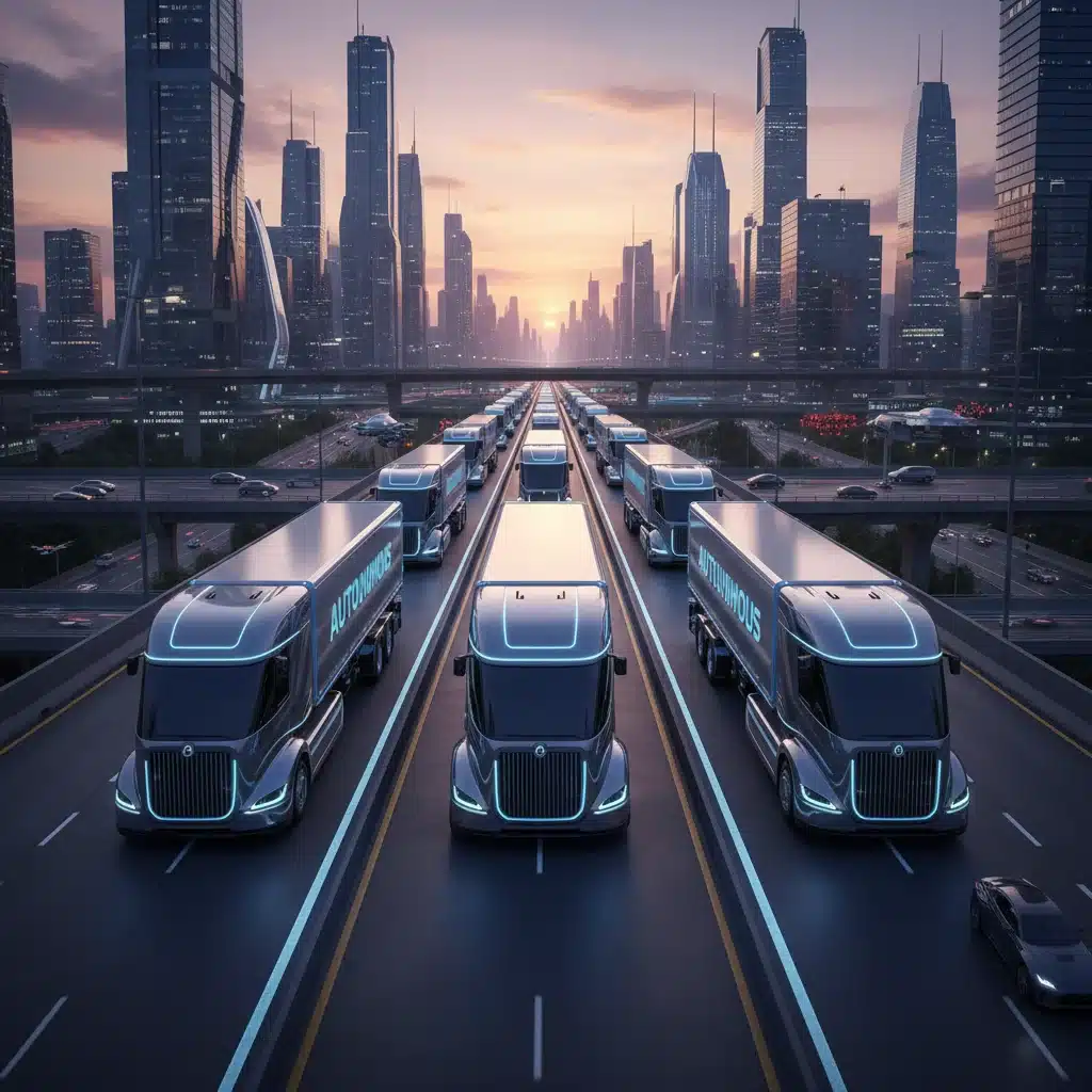 Autonomous Vehicles: Reshaping US Logistics by 2030 for 15% Efficiency Boost