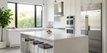 Modern kitchen renovation showcasing high resale value and contemporary design.