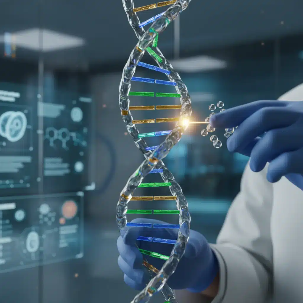DNA double helix model representing genetic sequencing advancements.